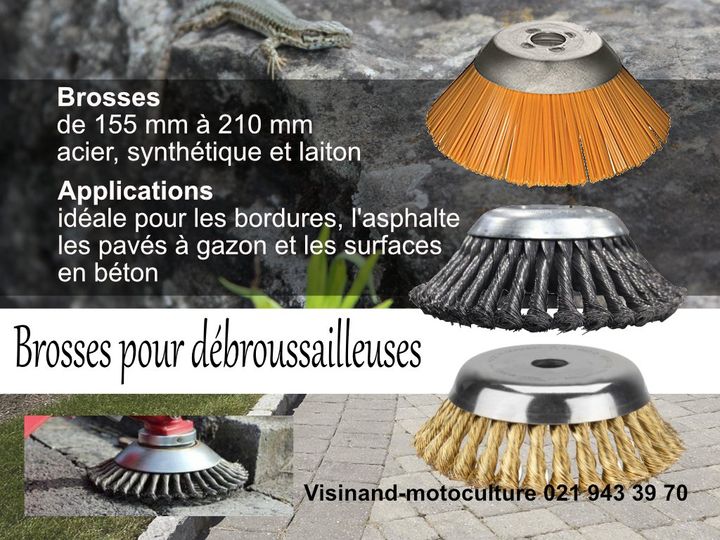 brosse brosse pour débroussailleuse